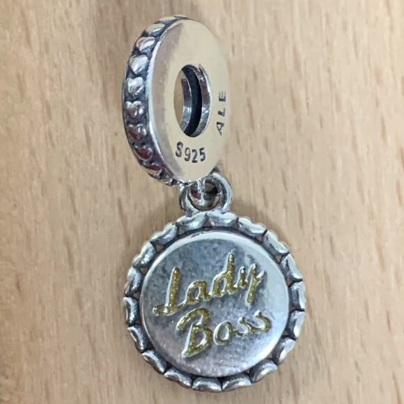 Pandora Lady Boss Charm, S925 Silver Bracelets - Picture 1 of 4